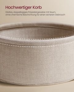 Masuta de cafea Vasagle Alb 75x75x45 cm - Img 6