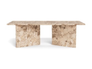 Masuta de cafea Vega V3, Maro mat, 42x140x70 cm - Img 7