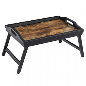 Masuta de laptop, Songmics, Negru, 42×30×22 cm - Img 2