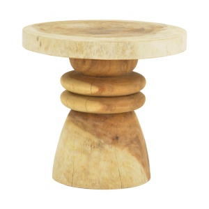 Masuta laterala Bolemo, Nuc, 50x50x45 cm - Img 2