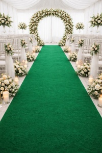 Mocheta evenimente Traversa, Plat, Verde, 200x1600 cm, Delta - Img 1
