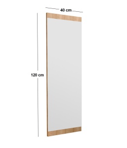 Oglindă de perete Azus Natural 40x120x2.2 cm - Img 6