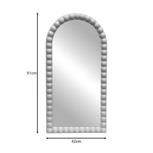 Oglinda Pavlova argintie plastic PP 42x81x3.5 cm - Img 2