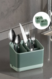 Organizator de bucatarie 2LIBNM-8052 Verde 16.5x10x14 cm - Img 8