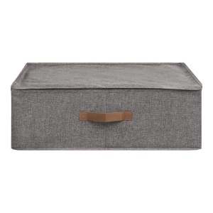 Organizator textil pentru depozitare Noto, Gri inchis , 47x56x18 cm - Img 5