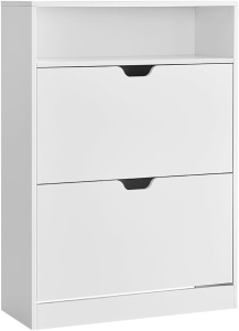 Pantofar Alb Vasagle 80x24x102 cm