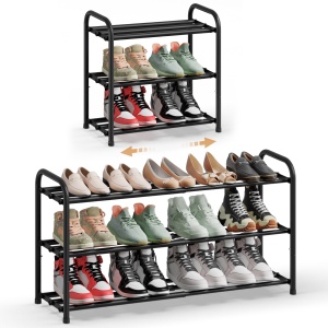 Pantofar modular Songmics, Davian, Negru, 44.5x25x47.7 cm