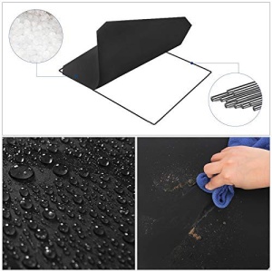 Pantofar set 12 cutii din plastic pentru depozitare, Songmics, Negru, 83x31x105 cm - Img 5
