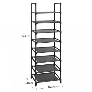 Pantofar, Songmics, Negru, 46x28x145 cm - Img 6