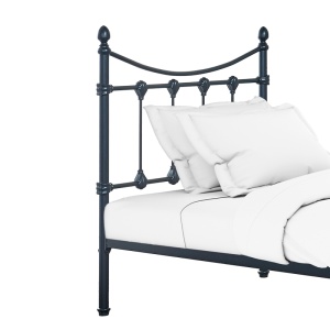 Pat de 1 persoana Beowulf Pako World Negru 90x190x102 cm - Img 3
