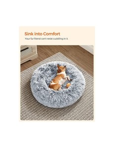 Perna pentru catei, Feandrea, 60 x 60 cm, Gri, PGW038G01 - Img 3