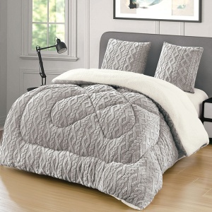 Pilota Cocolino Groasa cu Blanita Wave V28 Light Grey 4.5kg, 200x230