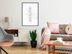 Poster - Silver Globe, cu Ramă neagră, 20x30 cm - Img 2