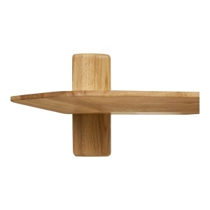 Raft de perete Calcata, Natural, 22x110x18.5 cm - Img 3