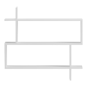 Raft de perete, Parallel, Alb, 22x70x65.5 cm - Img 3