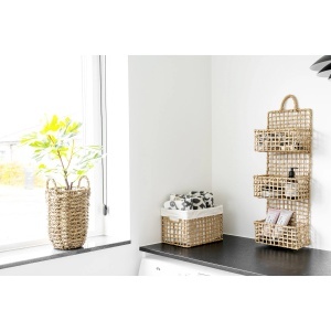 Raft de perete Sines, Natural, 25x15x70 cm