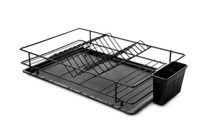 Raft pentru scurgere vesela SM001 Negru 47x31x11 cm - Img 2
