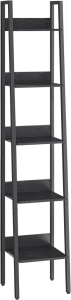 Raft, Vasagle, Maro-Negru, 33.8x30x170 cm - Img 2
