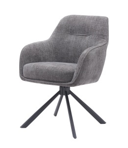 Scaun AVOLA, Gri deschis, 65x89x59 cm