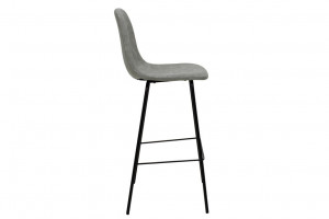 Scaun Bar Bella Negru-Gri, 109 x 41 x 40 cm - Img 7