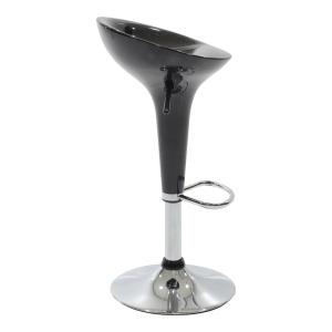 Scaun bar Felice inaltime ajustabila baza negru crom 40x43x84 cm - Img 3