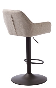 Scaun bar NOLAN, Maro deschis, 52x90-104x51 cm - Img 4