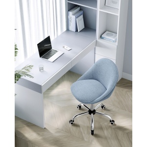 Scaun birou Songmics Albastru 58x59x90 cm - Img 3