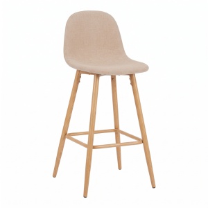 Scaun de bar Bella, Bej, 41.5x49x108 cm