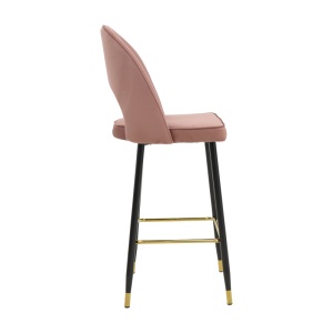 Scaun de bar Casenio Pako Kaki inchis 48x50x107 cm - Img 3