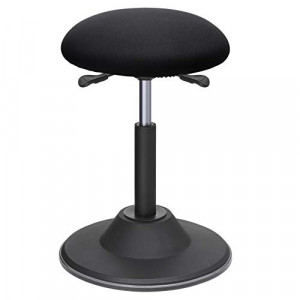 Scaun de bar, Songmics, Negru, 37x37x(50-70) cm - Img 2