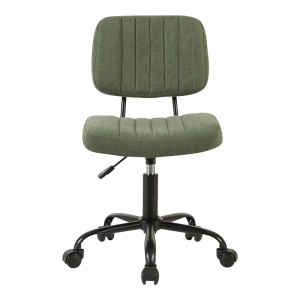 Scaun de birou, Warra, Verde masliniu, 50x52x86 cm - Img 4