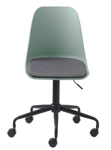 Scaun de birou WHISTLER, Verde inchis, 59x83-95x44 cm - Img 4