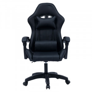Scaun de gaming William piele ecologica negru - Img 4