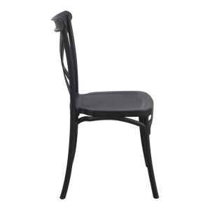 Scaun de gradina Crossie Pako World Negru 38x46.5x82 cm - Img 3
