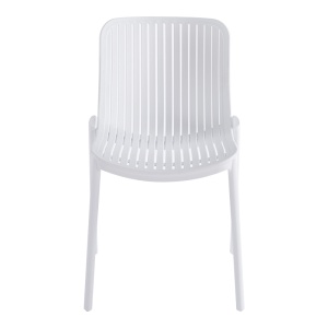 Scaun de gradina Stivuibil, Teragi, Alb, 43.5x58x82 cm - Img 4