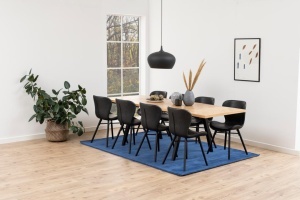 Scaun dining Batilda -A1 V1, Negru, 82.5x47x53 cm - Img 5