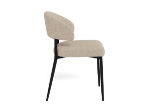 Scaun dining Edina, Bej, 77x56x55 cm - Img 6