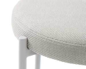 Scaun dining fara spatar PELICAN, Bej, 44x48x44 cm - Img 3