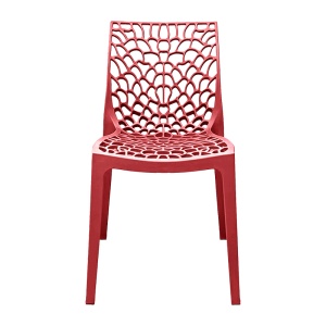 Scaun dining Hush, Burgundy, 53x41x80.5 cm - Img 4