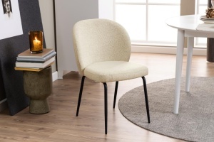 Scaun dining Patricia V2, Bej, 82x52x57.5 cm - Img 2