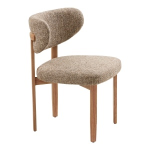 Scaun dining Recco, Bej, 57x53x79 cm