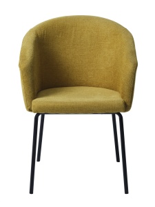 Scaun EASTON, Mustar, 59x80x57 cm - Img 3
