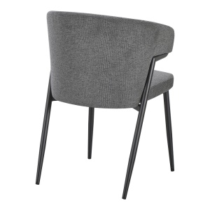 Scaun Ezande, Antracit, 48x55x81.5 cm - Img 2