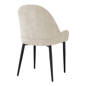 Scaun Finda, Alb, 59x54x86.5 cm - Img 2