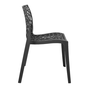 Scaun Hush, Pako World, PP, Gri, 50x57x81 cm - Img 3