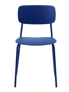 Scaun KIRKLAND, Albastru cobalt, 51x79x44 cm - Img 3