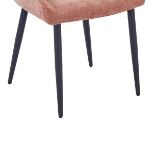 Scaun, Larissia, Pako, Roz prafuit 53x59x89 cm - Img 7