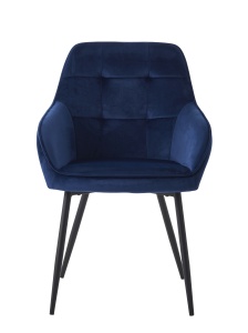Scaun NOLAN V1, Albastru, 60x84x58 cm - Img 2