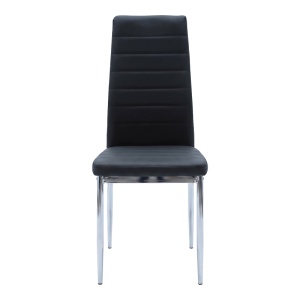 Scaun Parker, Negru/Argintiu, 41x48x96 cm - Img 5