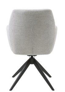 Scaun ROXANA SELECT, Gri deschis, 62x88x58 cm - Img 4